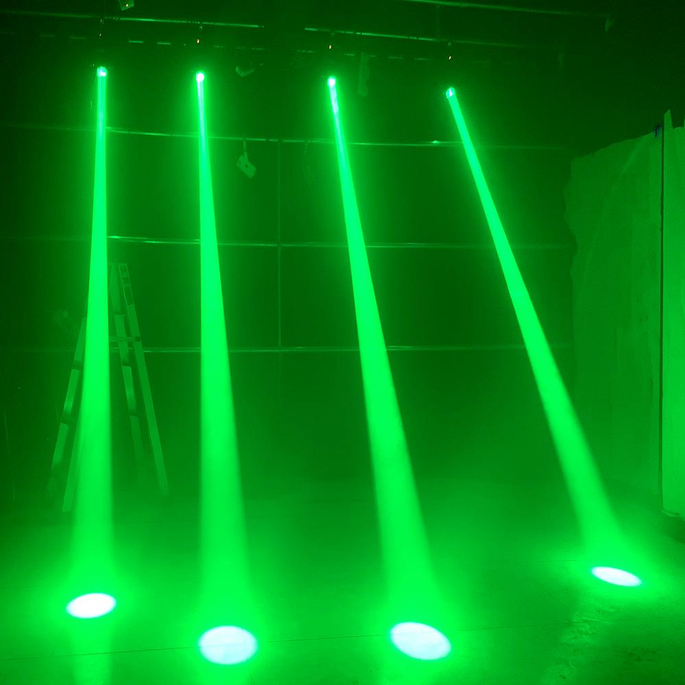 Mini 150W LED Moving Head Light with 18 Rotating Prisms DMX512 Control for DJ Stage Effects in Disco Bars