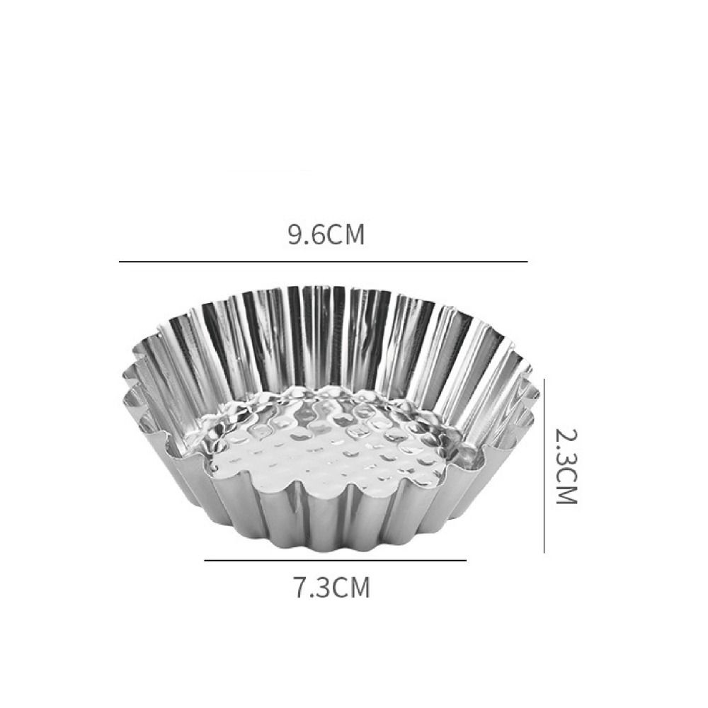 Многоразовая форма для печенья и пудинга Серебряная форма для десертов Формы для тарталеток Цветок Маффин