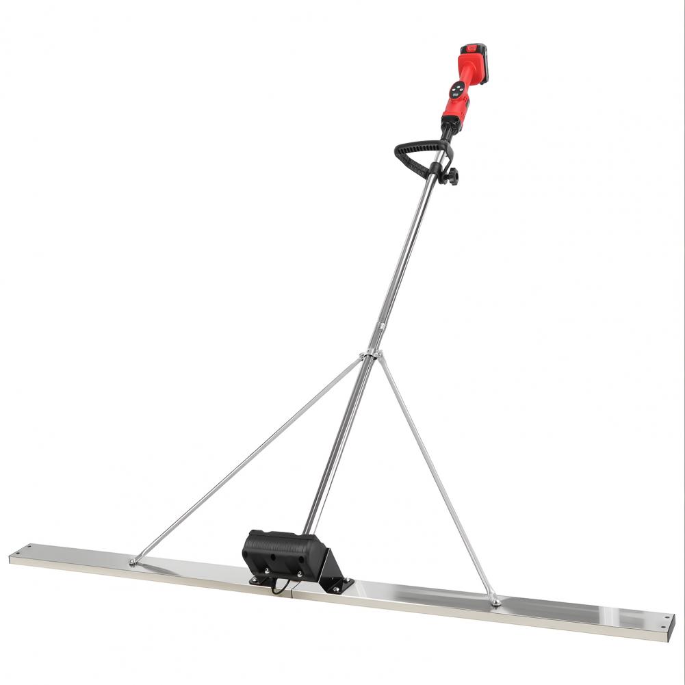 Беспроводная виброрейка без щеток – 59" Нержавеющая сталь, Вибрационный выравниватель бетона, Электрический инструмент для финишной отделки цемента