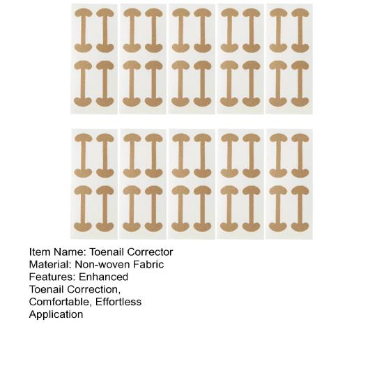 10 шт. Пластыри для коррекции вросшего ногтя Выпрямитель для ногтей для облегчения боли и восстановления ногтей Набор корректоров для вросшего ногтя при грибке ногтей