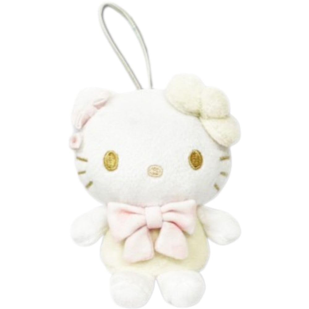 Хатаяма Шоджи Санрио Мини-талисман Белый Персонаж Плюшевая Брелок Милый Хелло Китти Примерно 10 см в Длину
