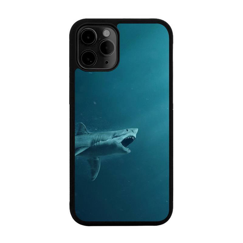 Scary Shark Phone Case For Iphone 13 12 Mini 11 Pro Max 7 8 Plus X Xs Max XR PC Hard Silicone Cover Shell