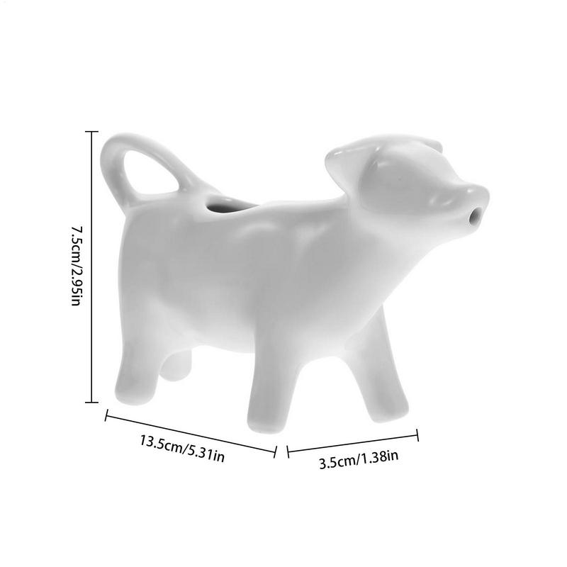 Pitcher Milk Creamer Ceramic Jug Cow Coffee Cup Sauce Gravy Dispenser Pourer Frothing Mini Container Serving Boat Frother