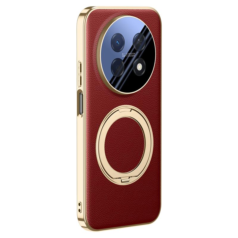Чехол для Huawei Enjoy 90 Plus и 90 Pro Max, из тонкой кожи, со встроенным магнитом, подставка с поворотом на 360°, покрытие-защита экрана