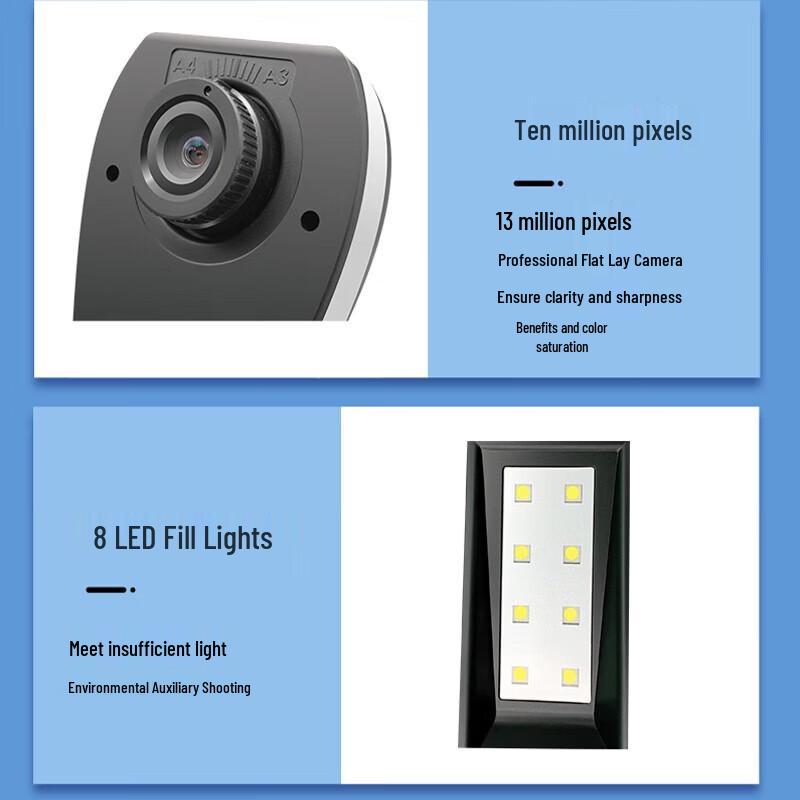 Fenglian FL1300S 13MP A4 Document Scanner CN plug (adapter included)