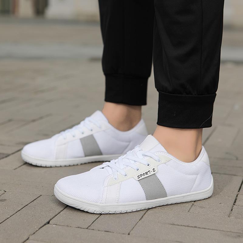 Мужские широкие босоножки на шнуровке, повседневные парусиновые туфли для тренировок, минималистичные кроссовки Zero Drop, нескользящие женские балетки для спортзала