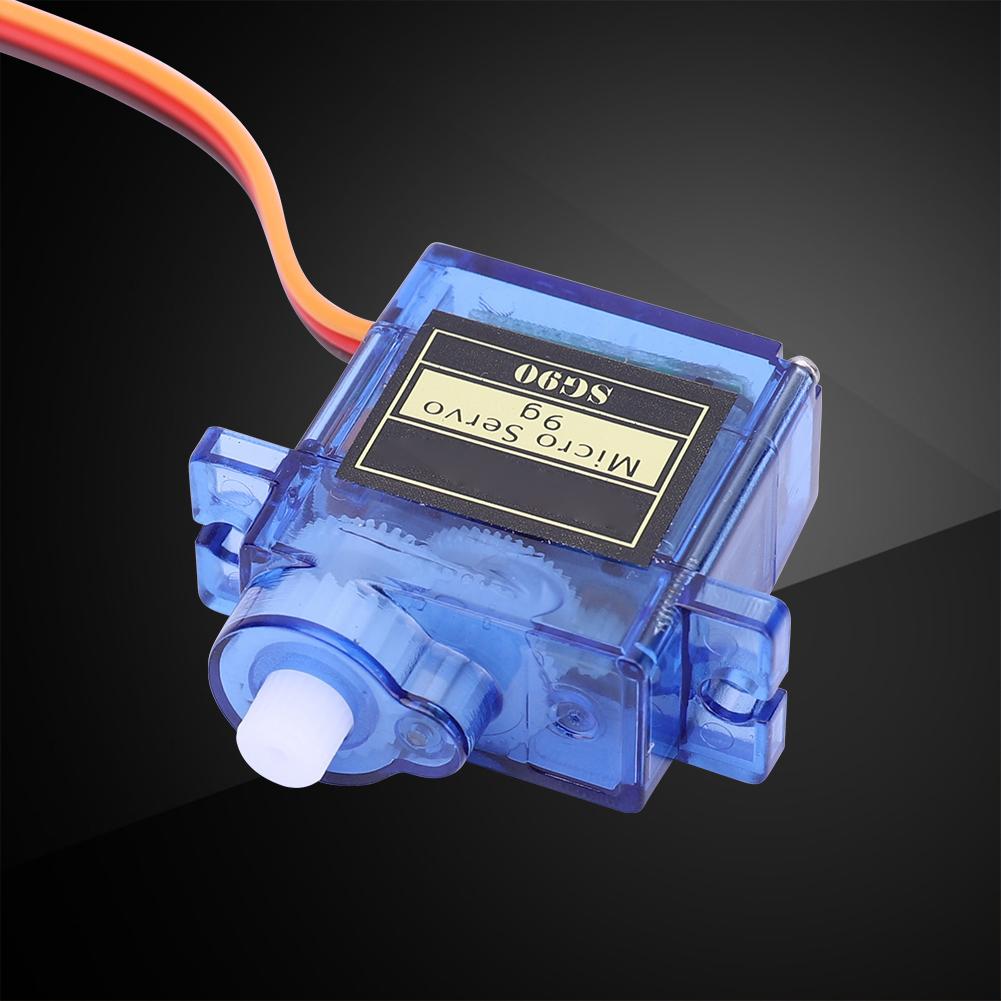 10-1PCS SG90 9G Miniature Servo Motor Fixed-Wing Micro Gear Servo Motor 180/360 Degrees for Airplane Aeroplane Helicopter