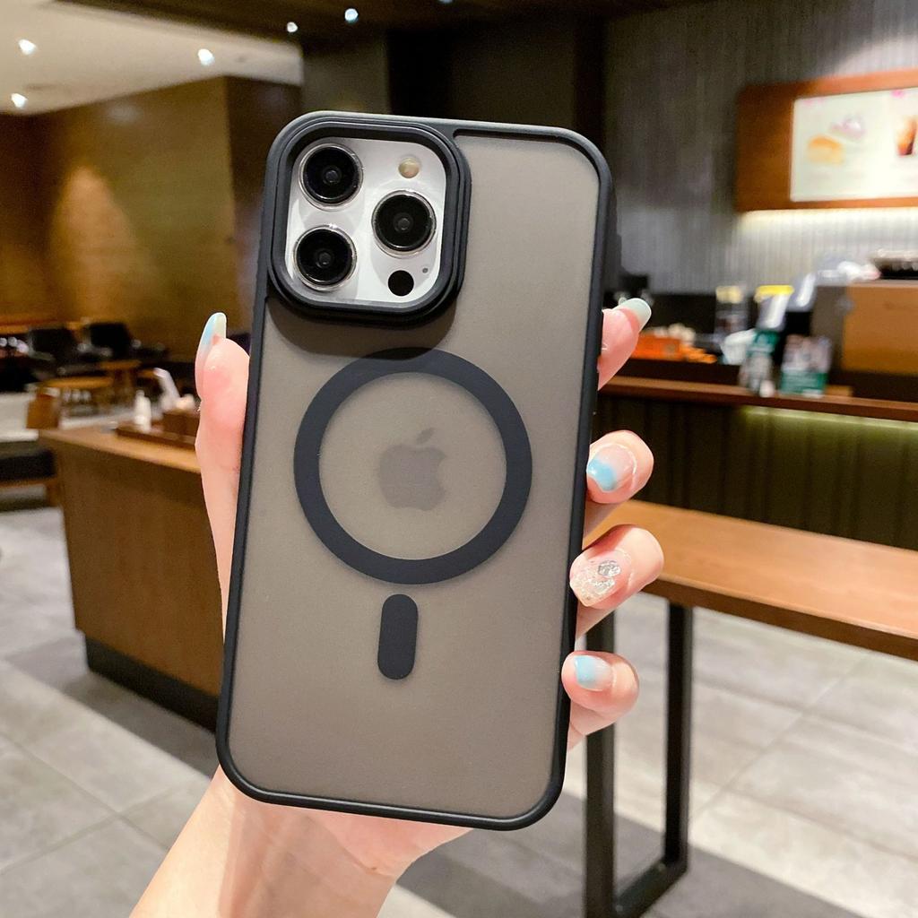 Подходит для iPhone 16 Мягкий цвет Магнитный чехол для телефона Ощущение кожи Apple 15 ProMax Противоударный 14 Защитный чехол от отпечатков пальцев