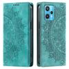 Для realme 9 4G, 9 Pro+, Narzo 50 Pro 5G, Чехол-бумажник с откидной крышкой из PU-кожи с тиснением "Мандала", с магнитной застежкой