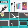 Bluetooth USB светодиодная лента RGB SMD 5 В светодиодные фонари Гибкая лента для ламп 1-30 м RGB ТВ настольный экран подсветка диодная лента