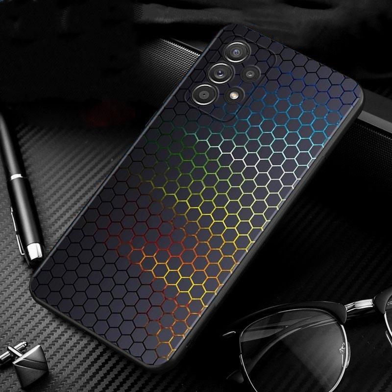 Чехол из углеродного волокна для Samsung Galaxy A72 A71 A52 A51 A42 A41 A32 A31 A22 A21s A12 A11 A02 A02s A01, чехол Fundas