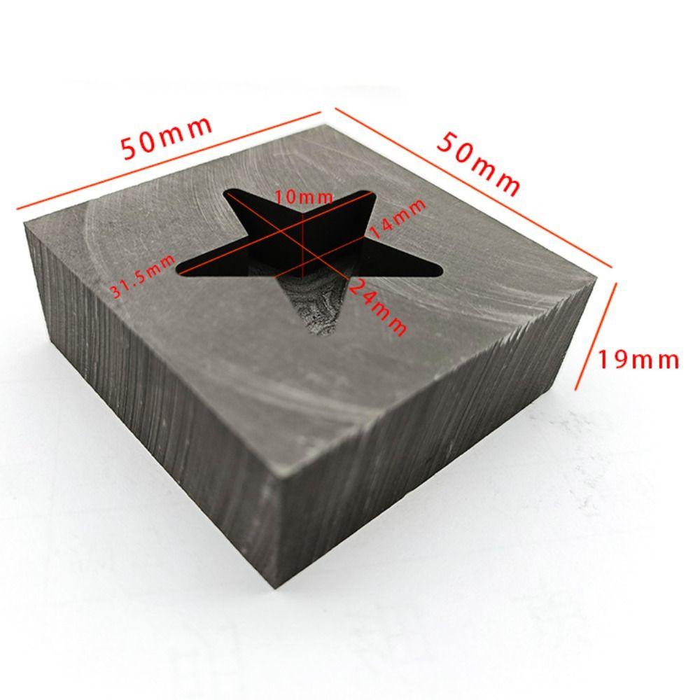 Heart-shaped Melting Refining Mold Grotesque Graphite Casting Mould Melting Crucible Mold