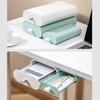 Держатель для хранения Самоклеящийся скрытый дизайн для хранения Пластиковый органайзер для хранения под столом для дома
