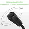 USB Condenser Microphone, Tabletop Microphone, Unidirectional, Adjustable Volume, Mute Button, Gooseneck Microphone Arm, PC Microphone for Online