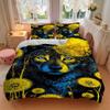 3pcs Wolf Dandelion Night Duvet Cover Set - Includes 1 Duvet Cover and 2 Pillowcases, No Quilt Core, All-Season Home Decor yy251111018