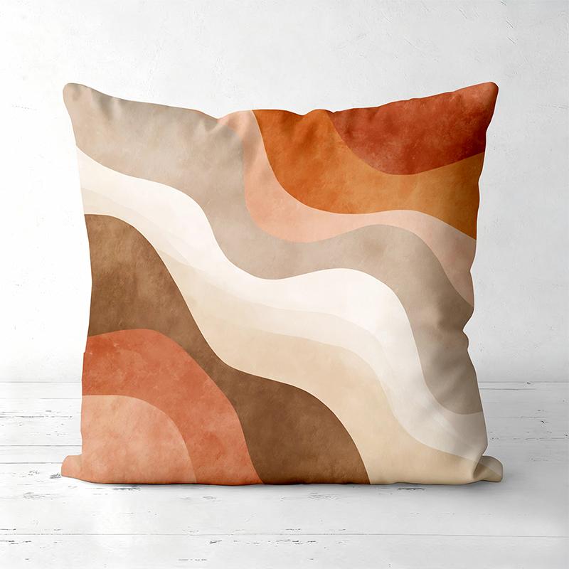 Современный абстрактный узор Декоративные чехлы на подушки для дивана Полиэстеровая наволочка, декоративная наволочка для диванной подушки Подушка для изголовья кровати