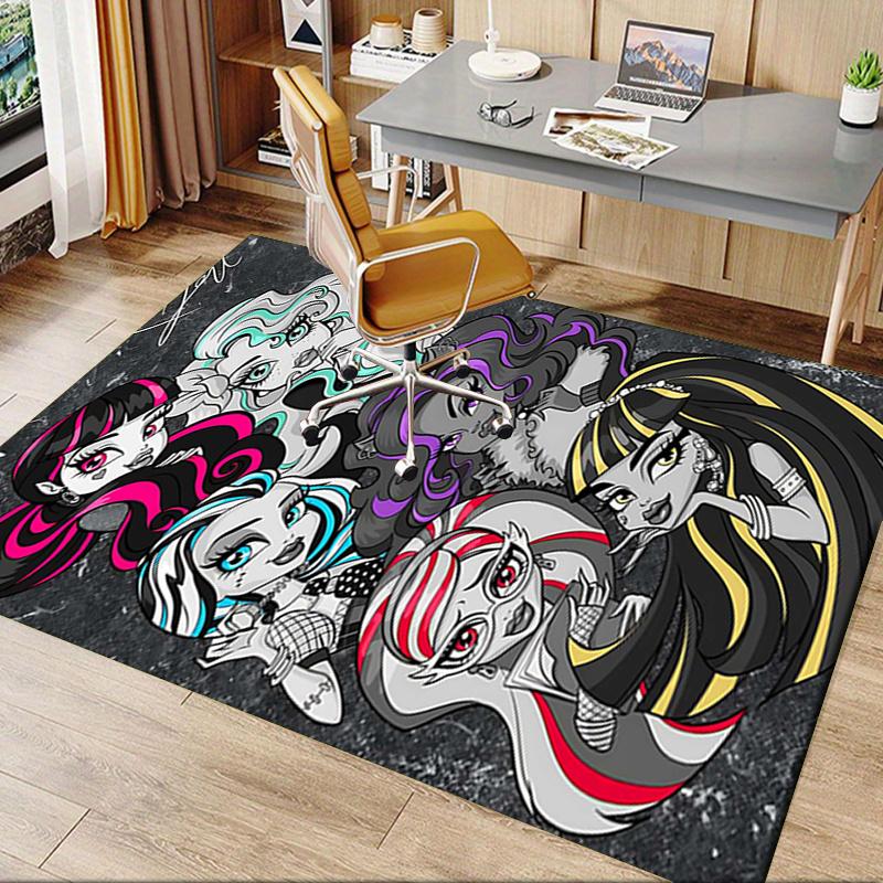 Коврик для кресла Monster High, Декор для дома, Ковер для дивана, Офисный ковер, Подарок для всех комнат