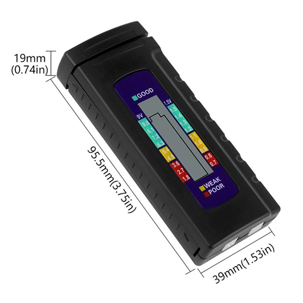 Высокоточный тестер емкости аккумуляторов для элементов AA AAA CD Портативный для домашнего и профессионального использования