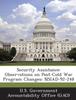 The Security Assistance : Observations On Post-Cold War Program Changes: Nsiad-92-248 Book
