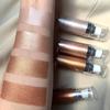 4 Shade Radiant Glow Highlighter Cream - Waterproof & Long-lasting Shimmer Makeup for Face & Body Full Body Gloss Liquid Highlighter