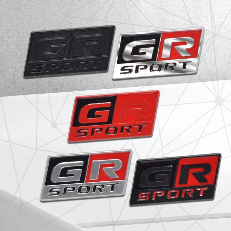 3D Auto Metal GR Sport Badge Car Steering Wheel EFTG7 Emblem Sticker LOGO Decor For Toyota GR Corolla CHR Camry Prius Supra Yaris RAV4