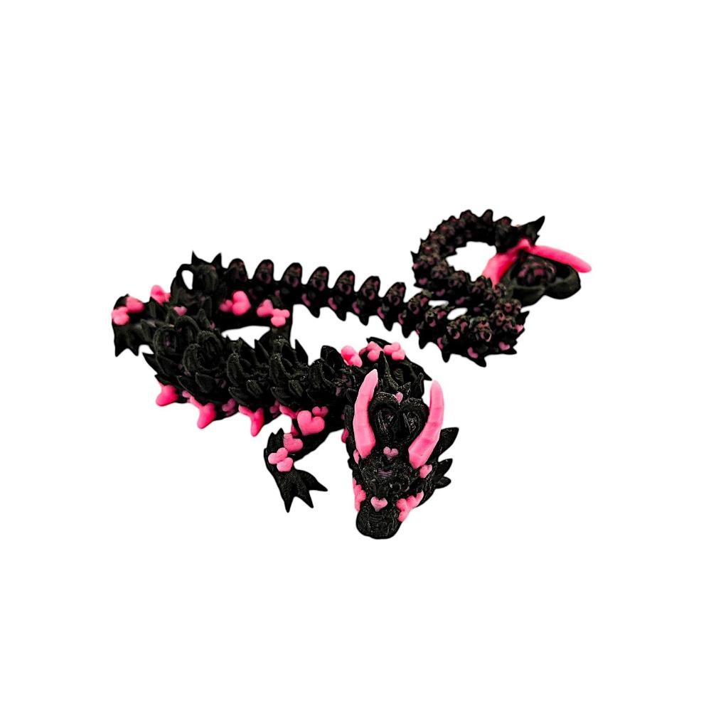 Китайский Дракон 3D-печать Дракон Имитация Глаза 3D Шарнирный Дракон Игрушки Детский Подарок