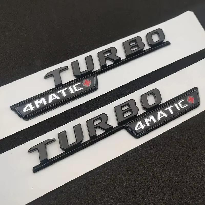 JCG1 ABS For Mercedes Benz A 35 45 AMG W177 W176 A35 A45 A45S TURBO 4MATIC Car Trunk Letters Emblem Badge Logo Stickers Accessories