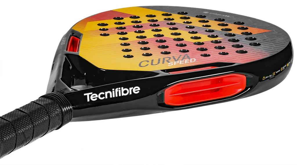 Tecnifibre Curva Speed 2026 Padel Racket 355g Red/Yellow