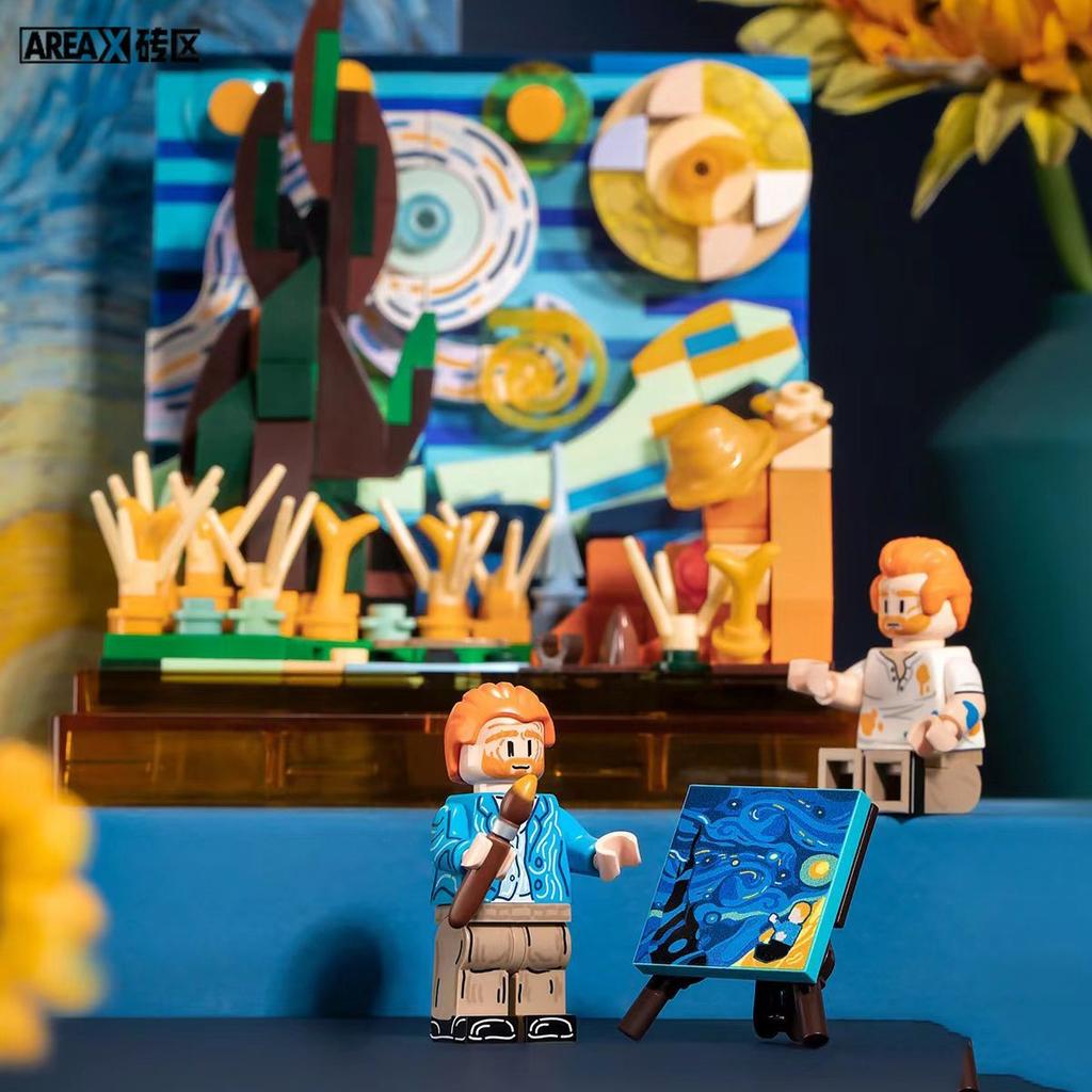 Areax Artist Series Box Building Blocks Animation Collection Fashion Game Assembly Model Removable Decoration Toy Gifts