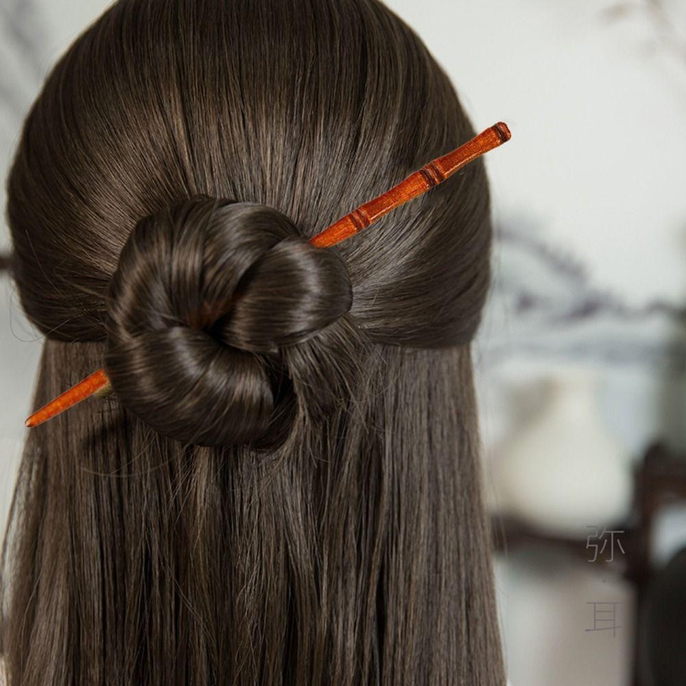 Wood Ancient Headwear Hanfu Hair Sticks Wooden Hairpin Chinese Style Headwear Ancient Style Hairpin