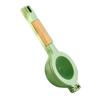 Citrus Juicer Strong Metal Wooden Handle Ergonomic Design Food Grade Coating Hand Juicer Green