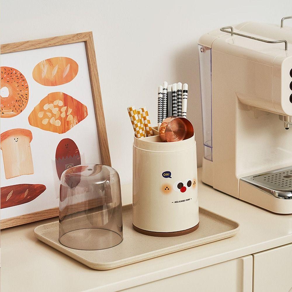 Прозрачный ящик для хранения палочек для еды Съемная клетка для палочек для еды Держатель для кухонных принадлежностей Настольная