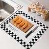 1 шт. Однотонный коврик для сушки, нескользящий впитывающий коврик, кухонная стойки, дренажные коврики, салфетки для стола