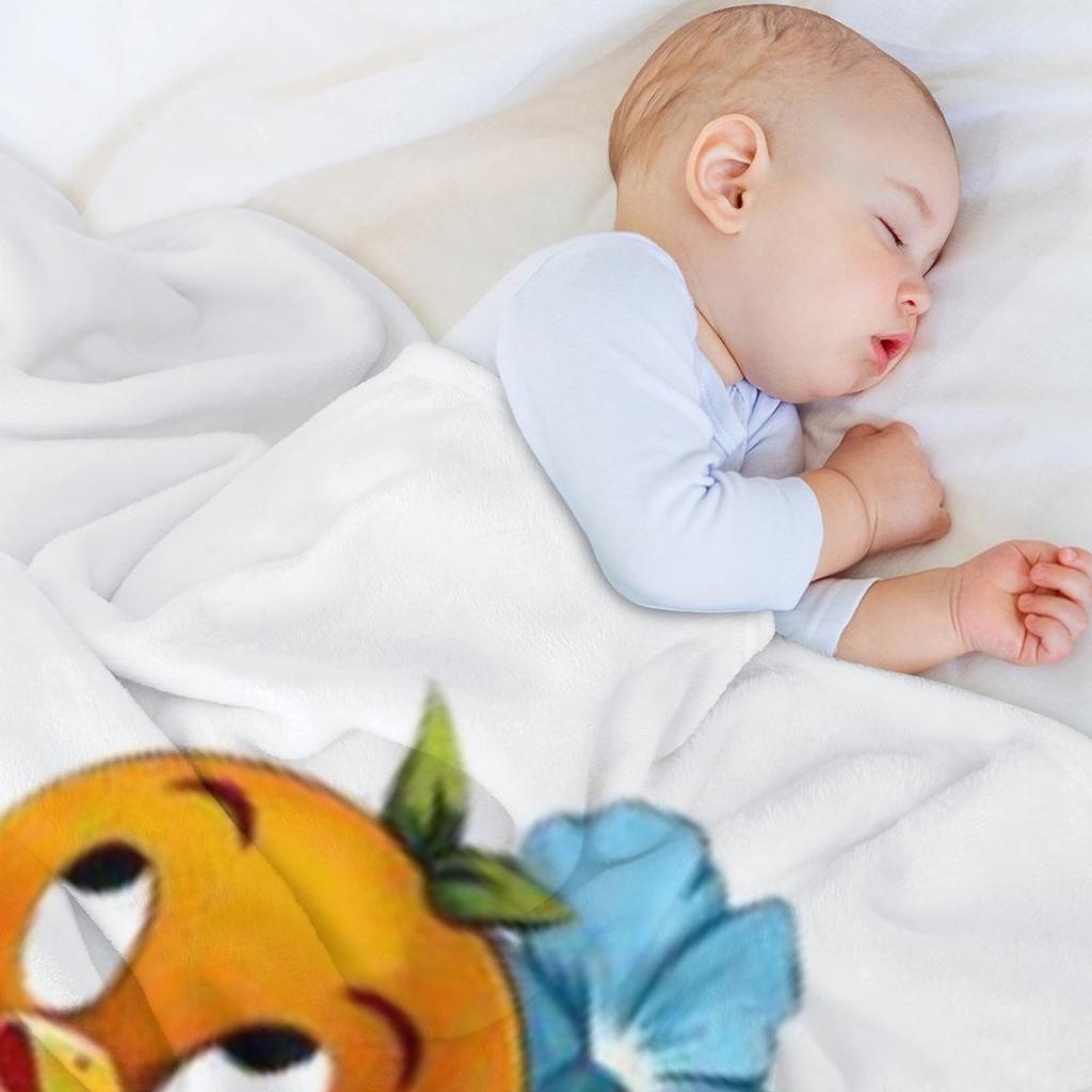 Cute Orange Bird Throw Blanket for winter Heavy Luxury Throw Personalized Gift Blankets