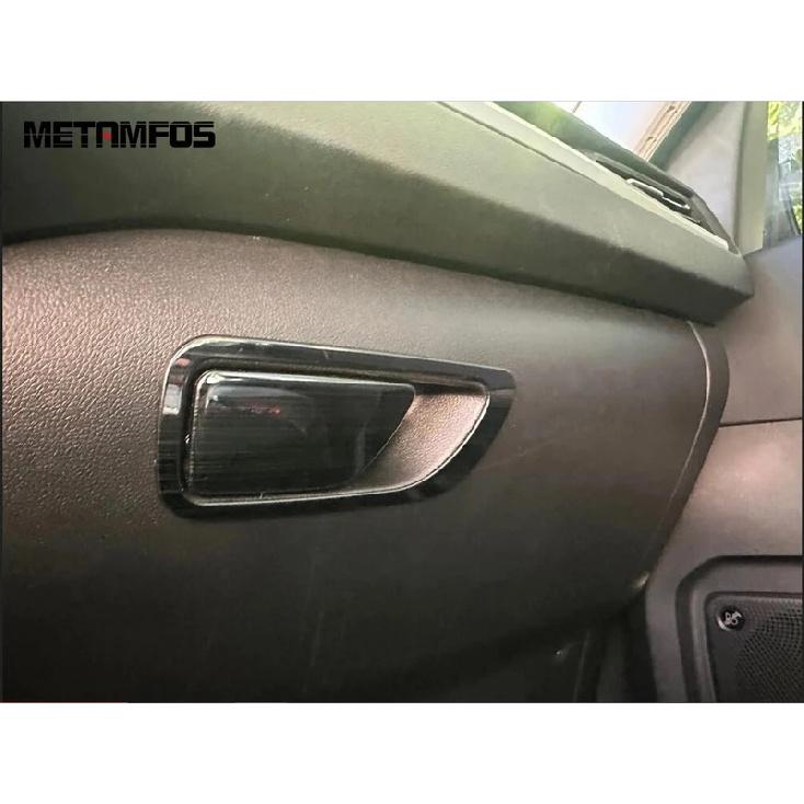 Car Accessories For Ford Kuga Escape - 2024 Interior Carbon Fiber Glove Storage Box Door Handle Cover Trim Sticker