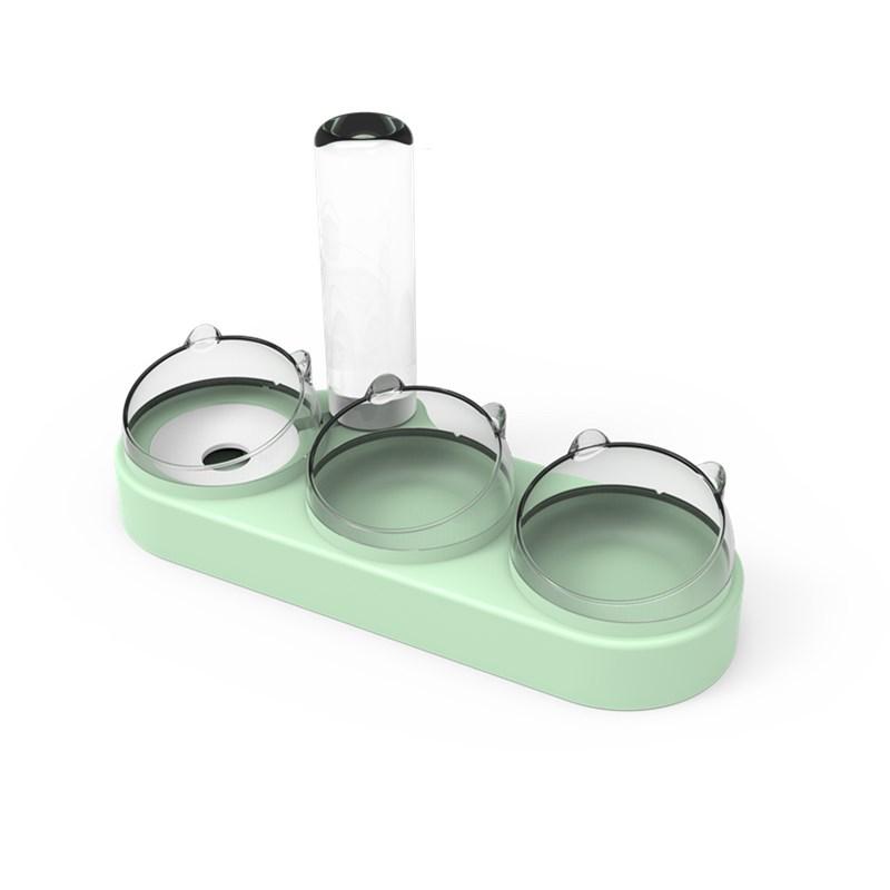 Эргономичная керамическая миска для кошек с автоматическим дозатором воды — защищает шею кошки