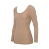 Triumph Warm Cotton Inner 5380 Sleeve Top 00FI LL Size 100% 3/4 (Creamy Mocha)