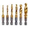 HSS Screw Thread Bit Tap Drill Bits Hex Shank Titanium Plated Tap Drill Bit Shank Tap Drill Bits