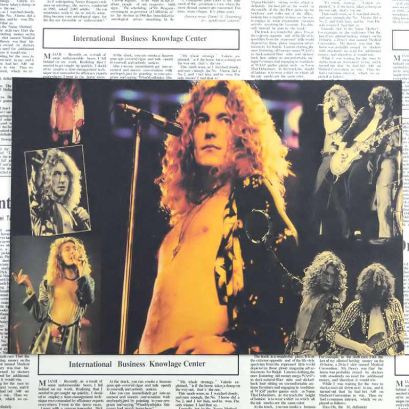 Ретро-постер группы Zeppelin - Бесплатная доставка, Крафт-бумага, Декоративное настенное искусство для бара или общежития.