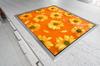 Glass stovetop protector 70x52 Flower