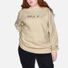 Palace SS22 Сплошной цветной свитшот с круглым вырезом и принтом логотипа, топы унисекс, пшеница 21663140-100