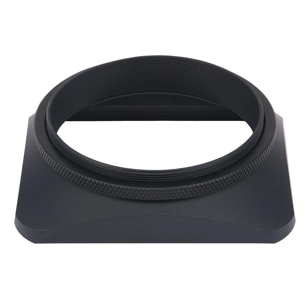 Haoge 62mm Square Metal Mount Lens Hood Shade with Cap for Carl and Other 62mm Filter Thread Lenses Screw-in Canon, Nikon, Sony, Leica, Leitz, Zeiss,