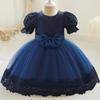 Kichkintoy Qizlar uchun Kechki Liboslar Kamon 1-Tug'ilgan Kun Kechki Gul Malika Bal Libosi Bolalar Qizlar uchun To'y Kiyimi Vestido