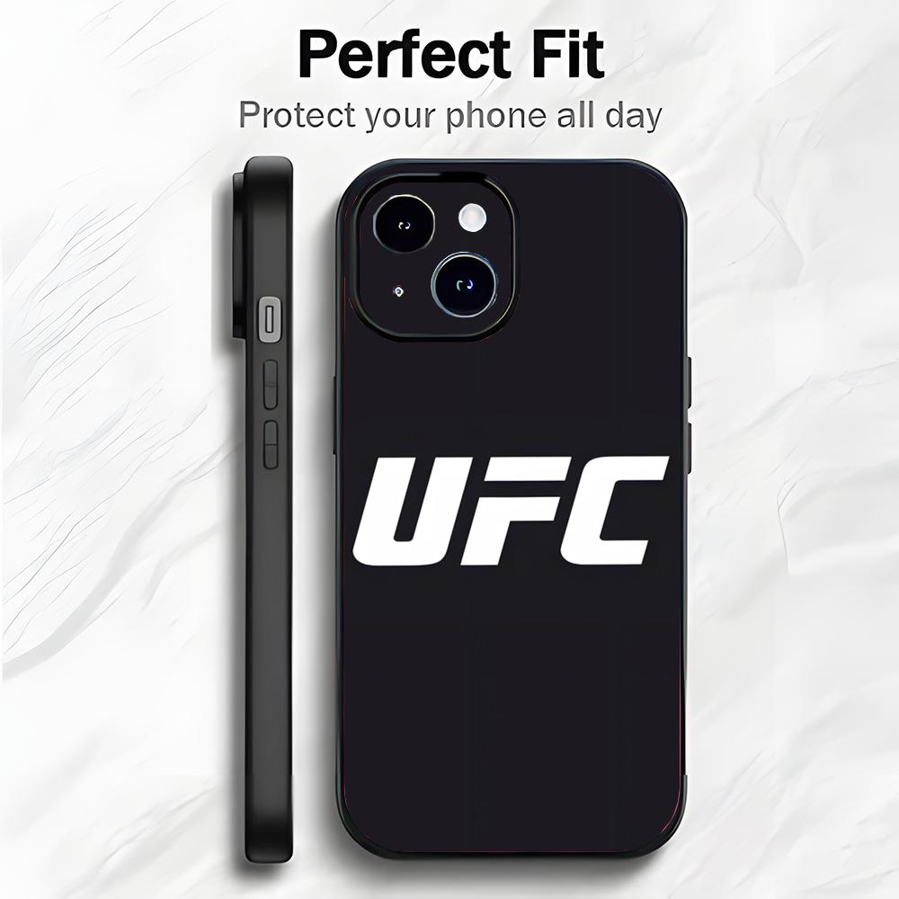 Жестокая Организация Боевых Искусств U-UFC Чехол для Телефона Чехол для Телефона Тренд Мягкая Упаковка Легкий Для iPhone17 16 15 14 ProMax