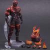 PLAY ARTS Kai METAL GEAR SOLID V THE PHANTOM PAIN Burning Man ПВХ окрашенная подвижная фигурка