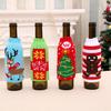 Christmas Household Items Knitted Christmas Beer Bottle Sleeve Christmas Beer Bottle Decorative Wine Bottle Sleeve