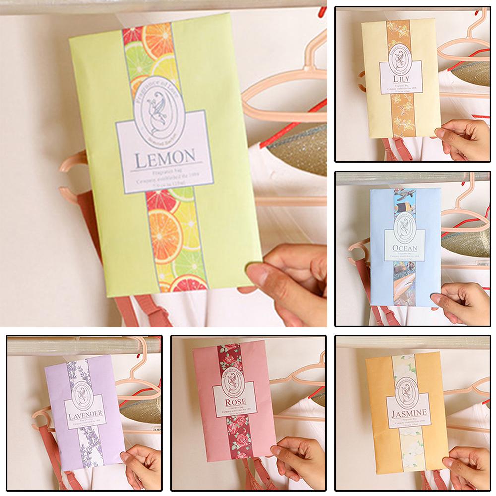 Hanging Scented Wardrobe Clothes Freshner Fragrant Sachet Home Car Fragrance Bag
