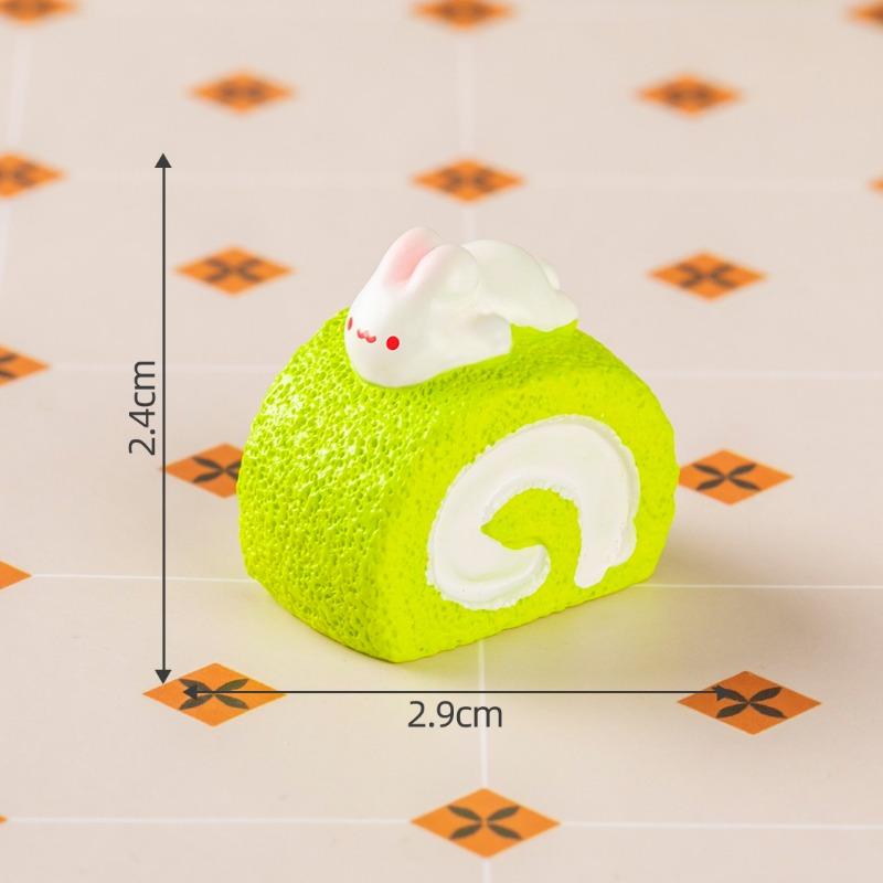 Микро-ландшафт Симуляция Милые Маленькие Животные Десерты Маленький Хлеб Украшения Слепые Пакеты