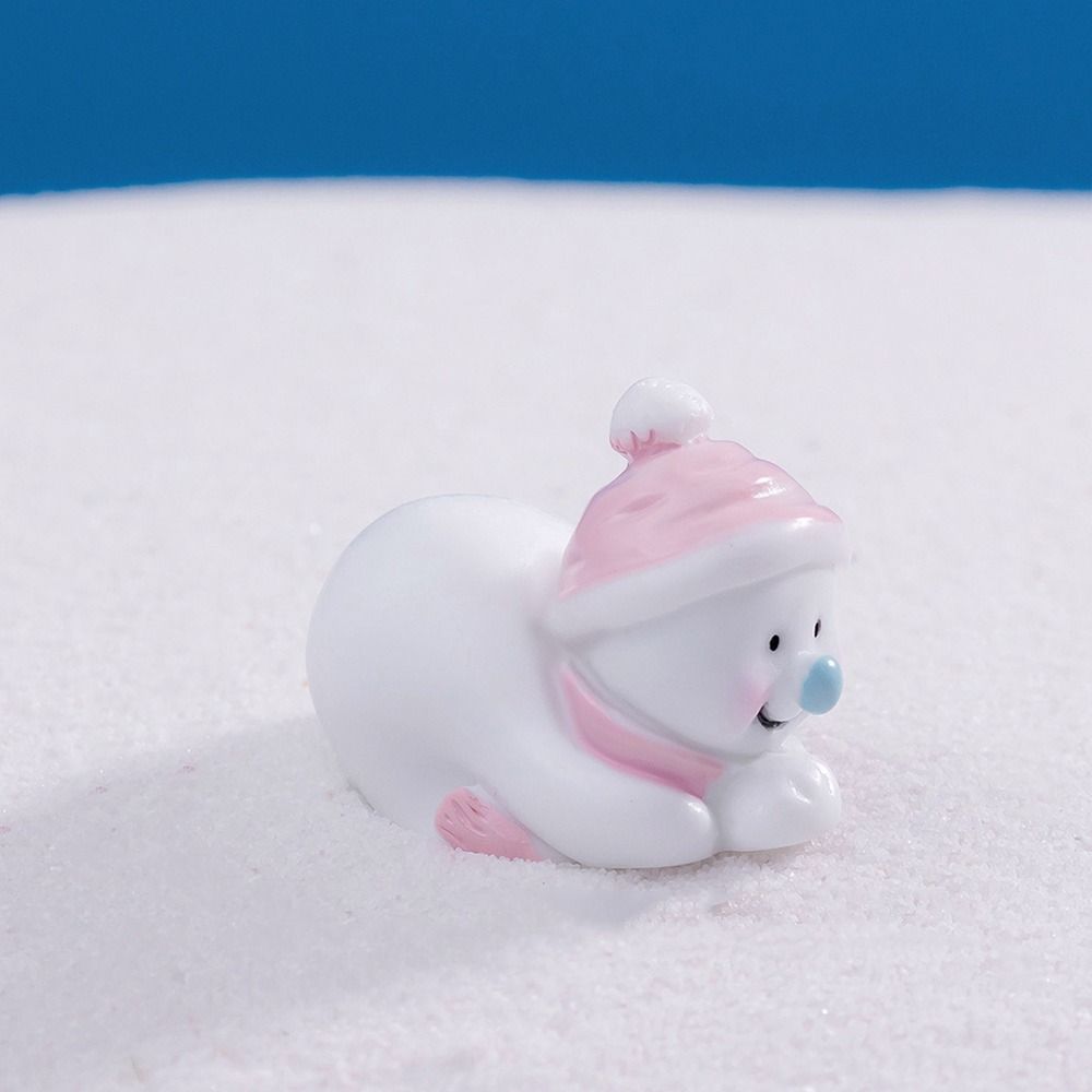 Accessories Cartoon Snow Man Doll Christmas Desktop Knick-Knack Creative Miniature Snowman Statue