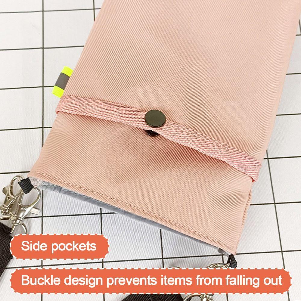 With Strap Cup Holder Canvas Cup Protective Cover Portable Cup Sleeve